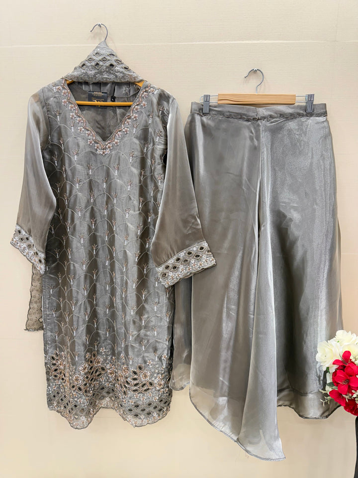 Shimmer Organza Suit