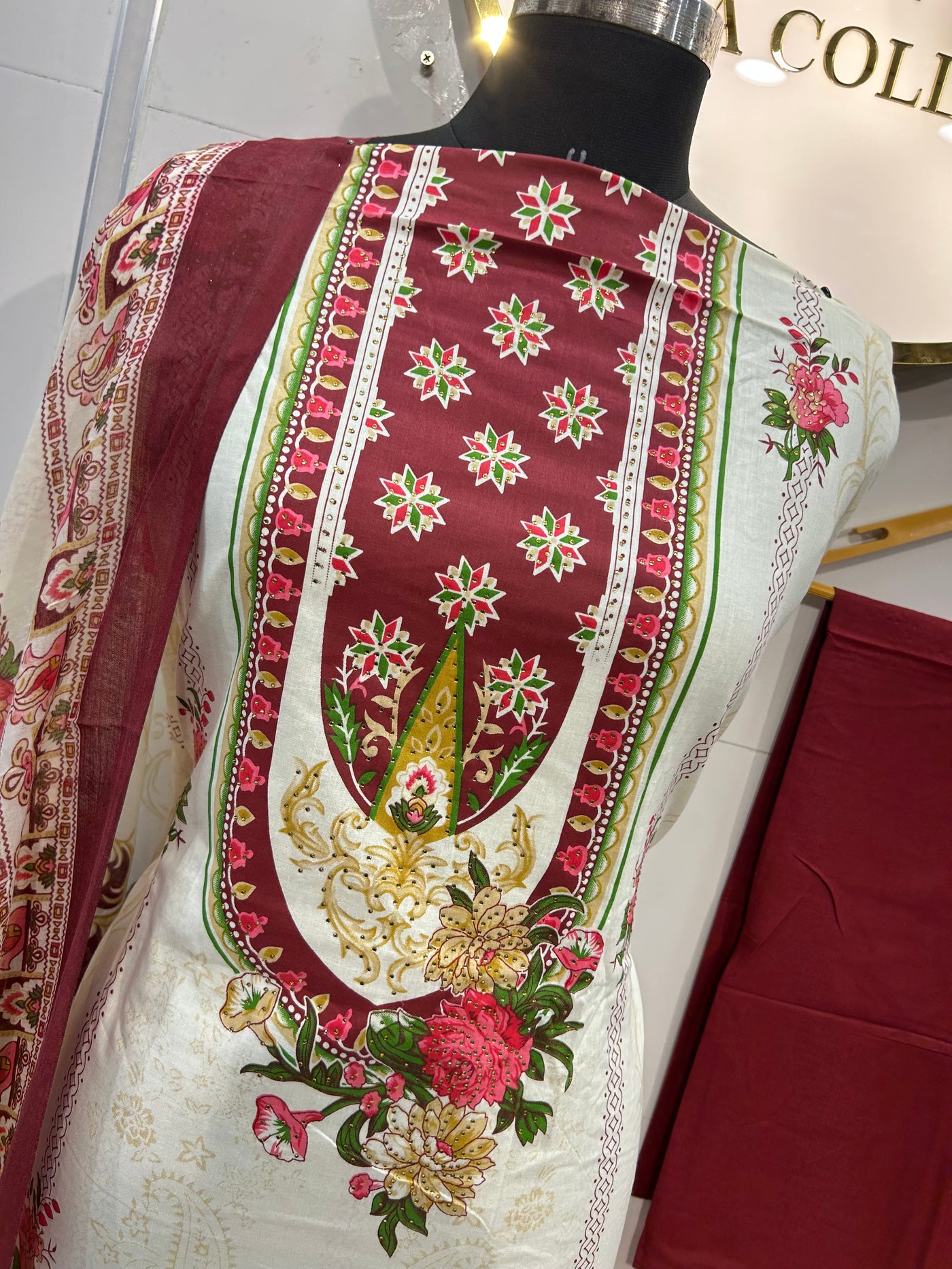 Cotton unstitch suits 2326