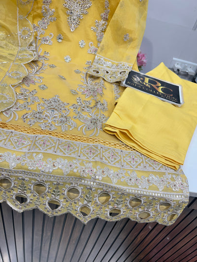 Pakistani Organza Suit 1811