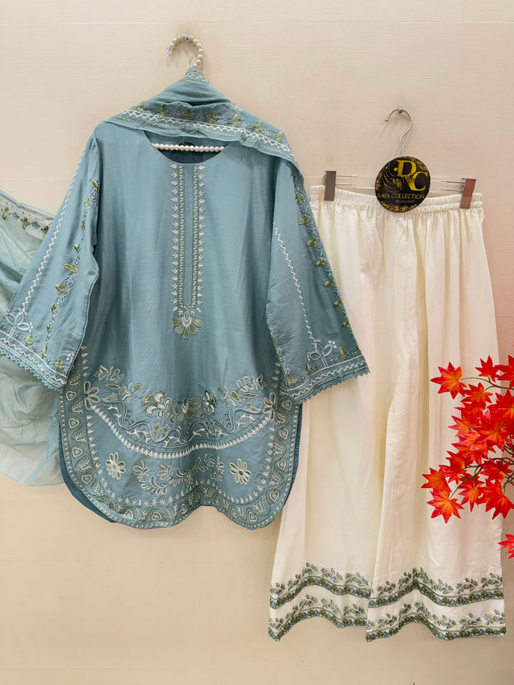 Cotton Embroidered Suits