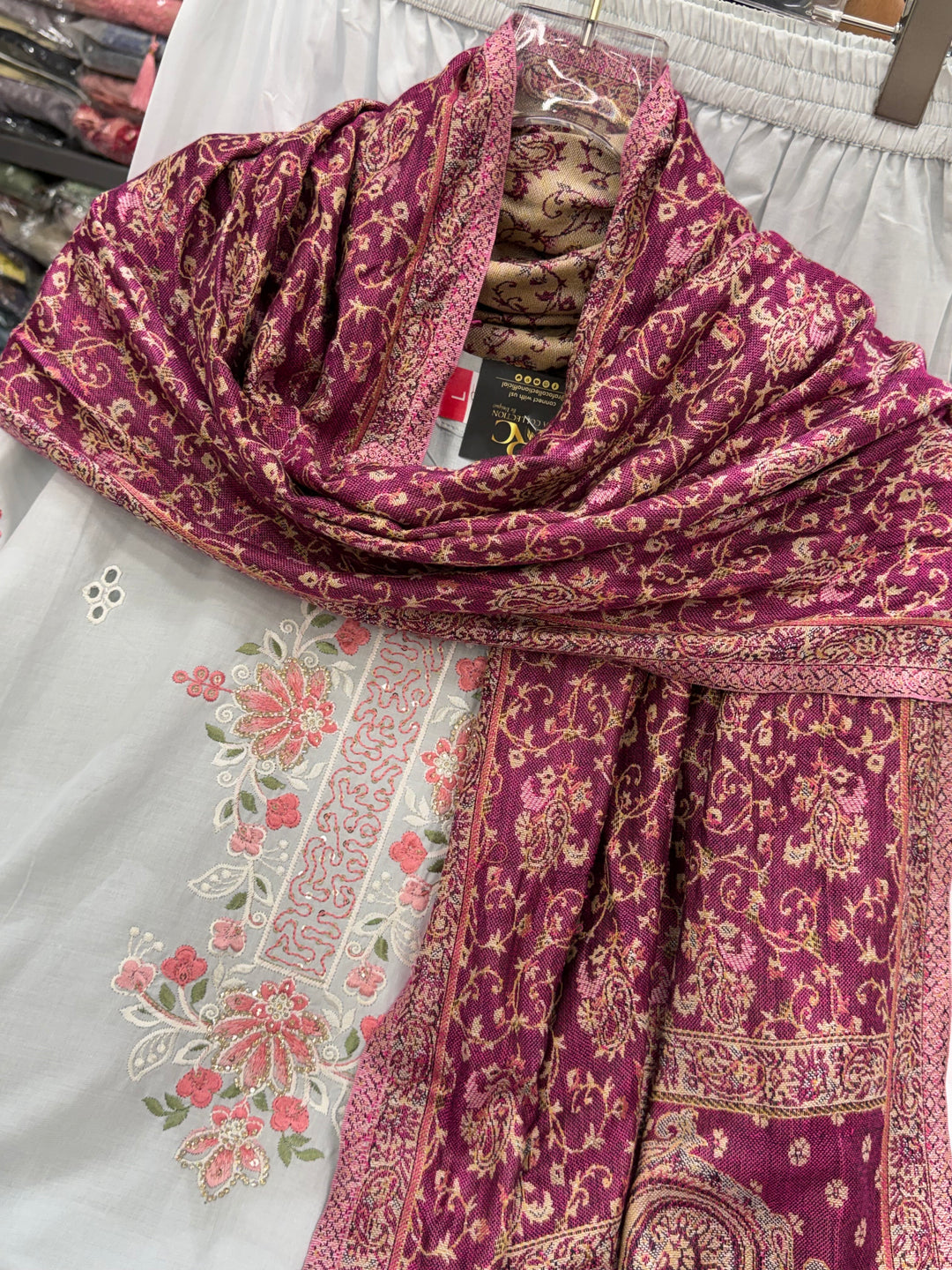 Chikankari pashmina sets