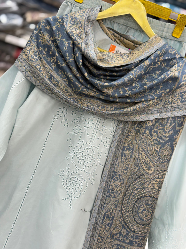 Chikankari pashmina sets