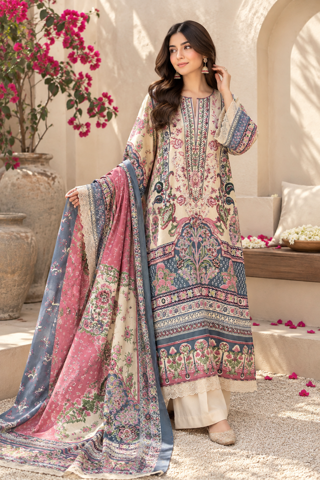 Cotton ready to wear suits