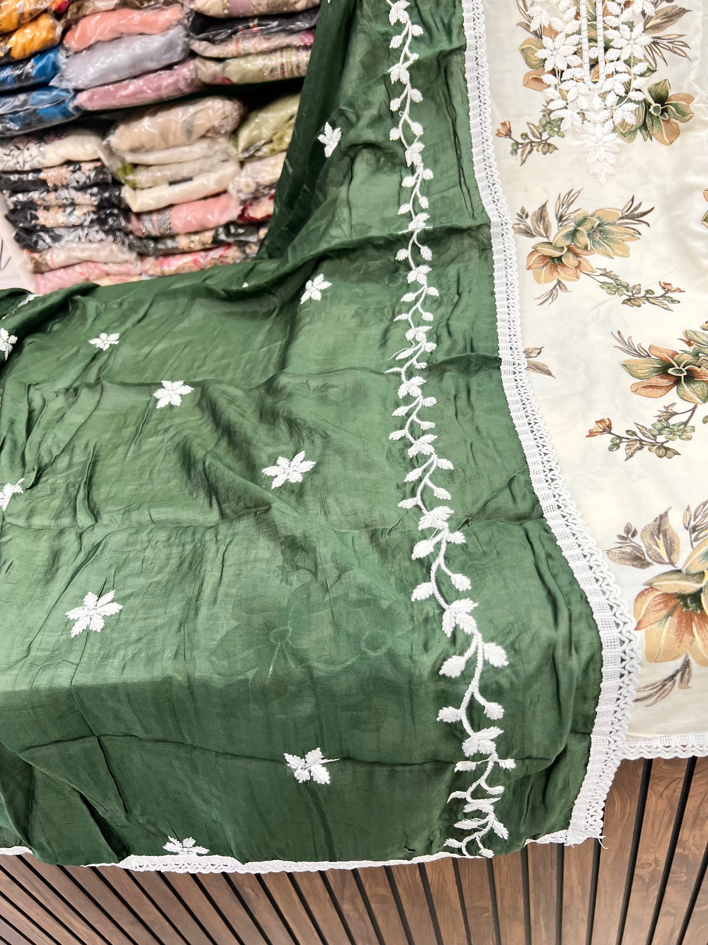 Lucknawi Unstitched suit 2760