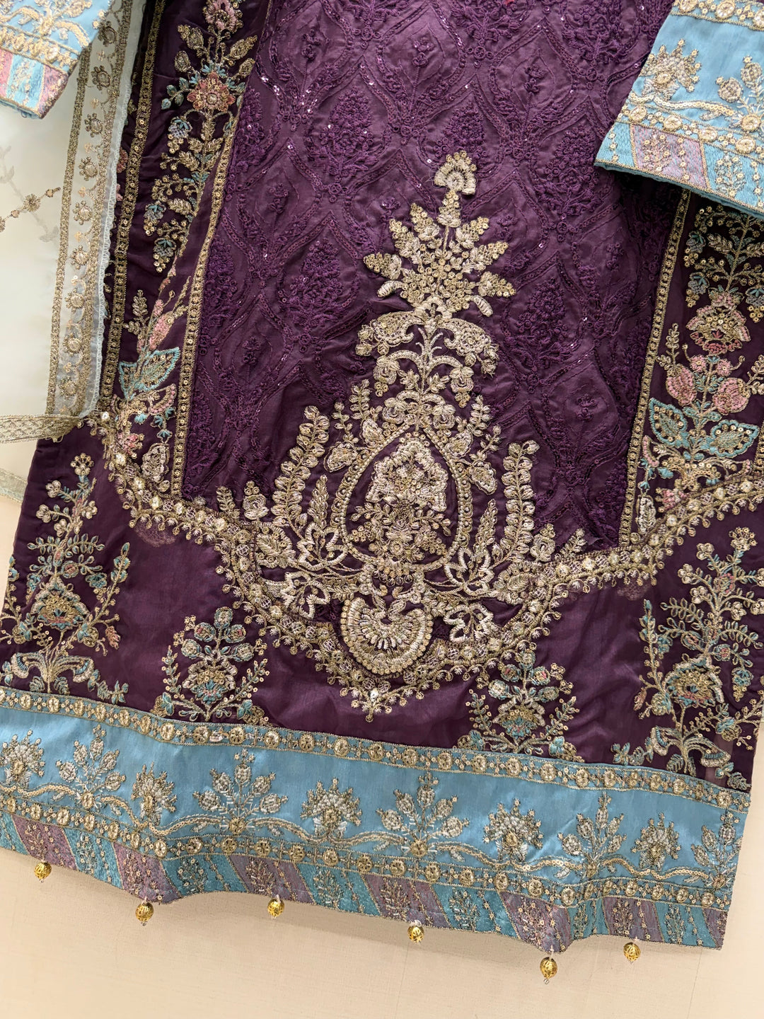Pakistani organza suits