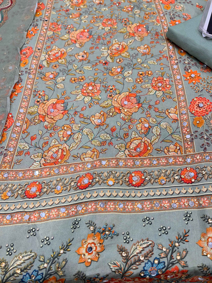 Muslin unstitched Suit 1785