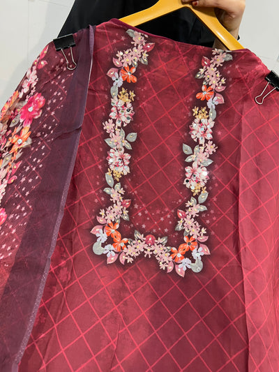 Pure organza Suit 1553