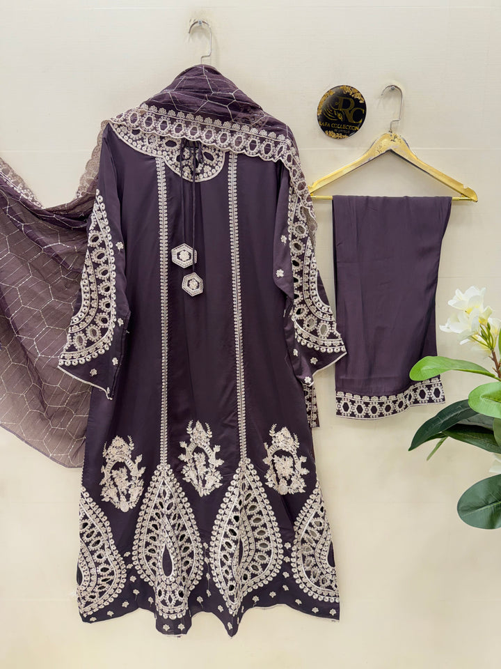 Premium cutwork long suit