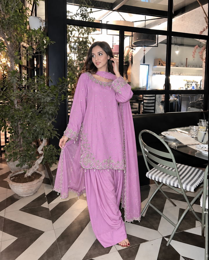 Handwork Farshi Salwar Suits