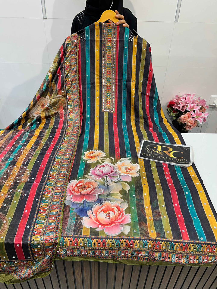 Raftar organza Suit 1826