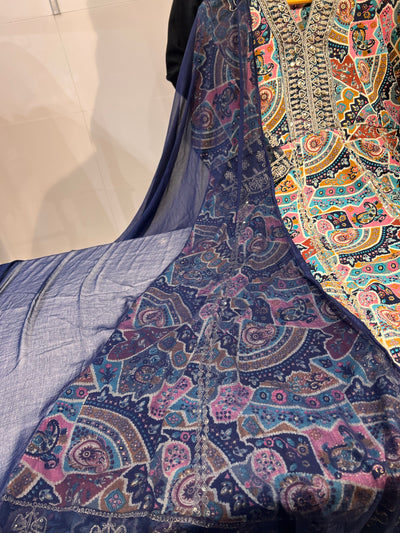 Gown pant Dupatta 1827