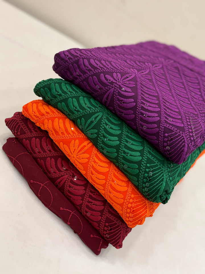 Georgette unstitched suits