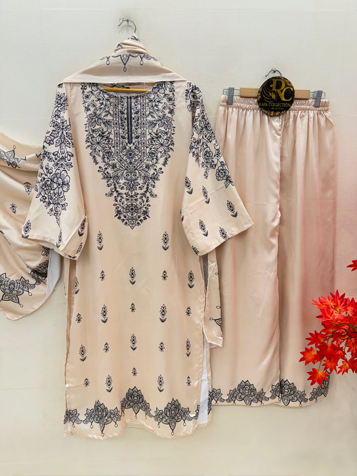 Satin Printed Suits