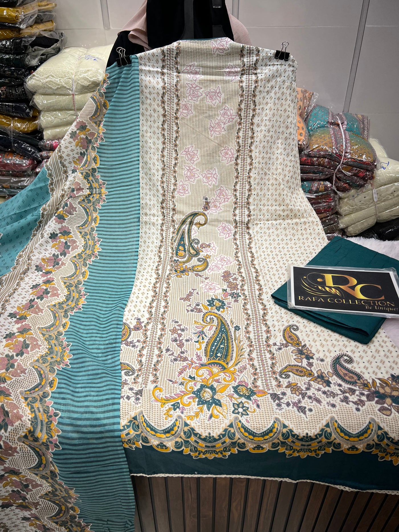 Cotton Unstich Suit 1306