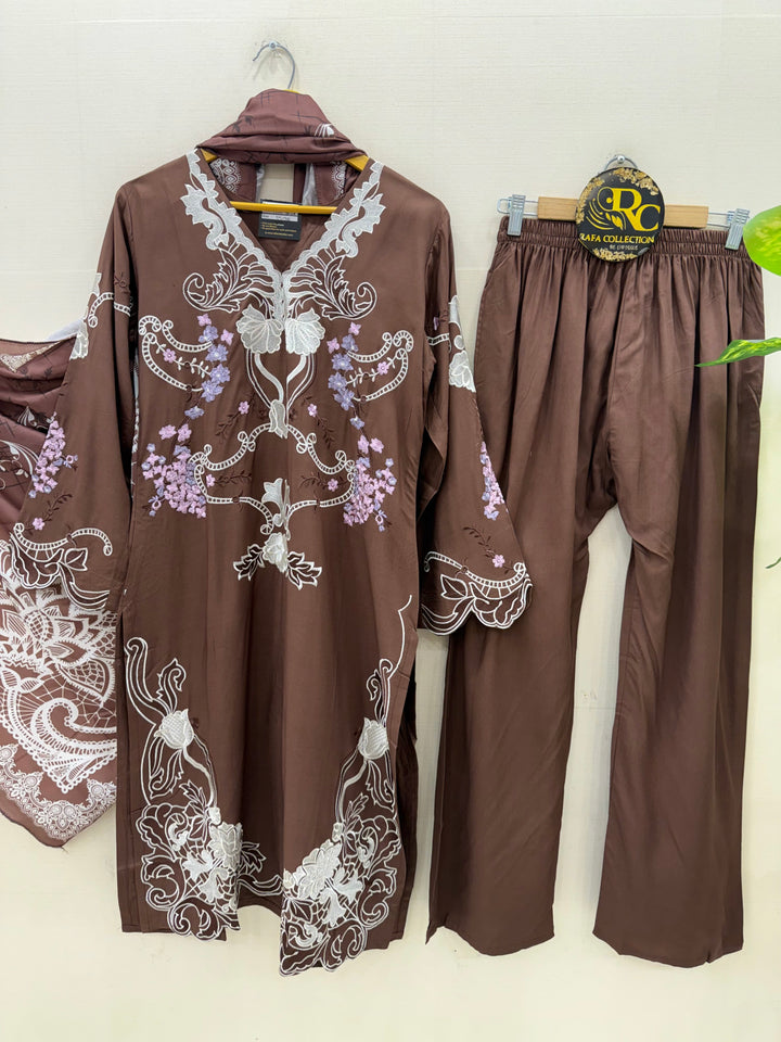 Pakistani embroidered suit