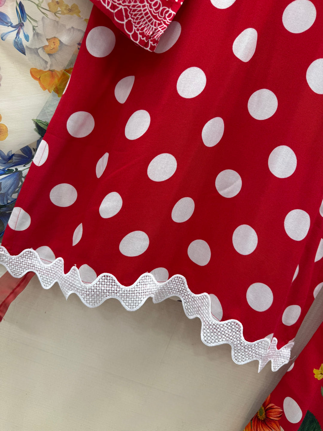 polka dot Pakistani Suits