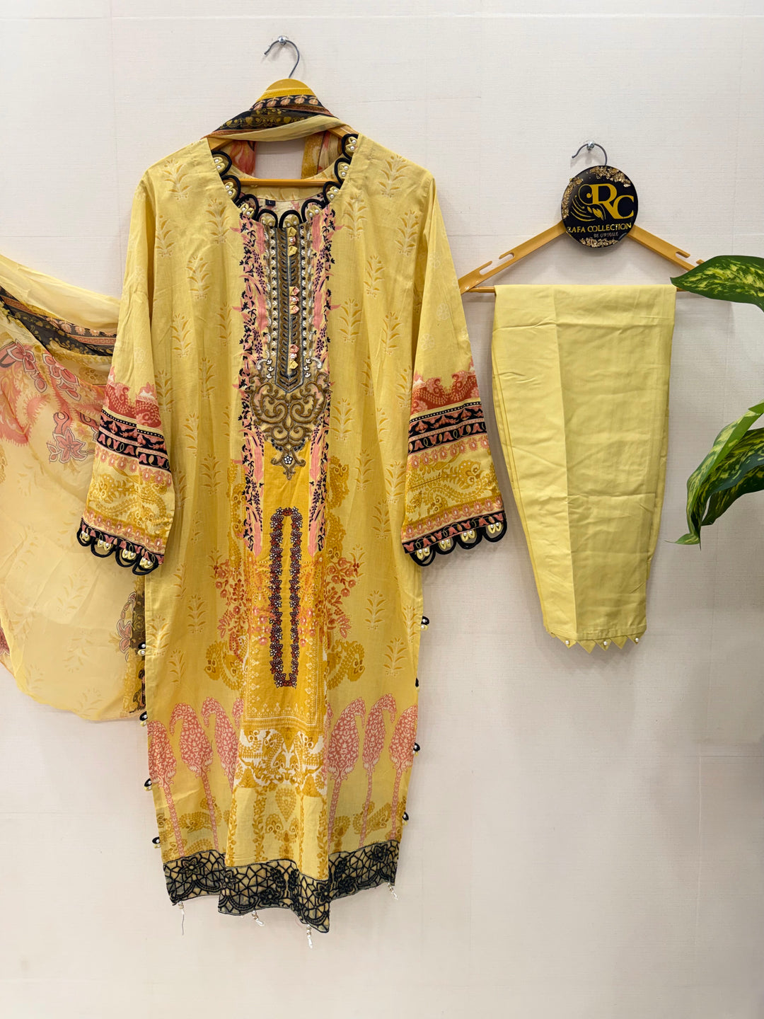 Pakistani patch work suit 0219