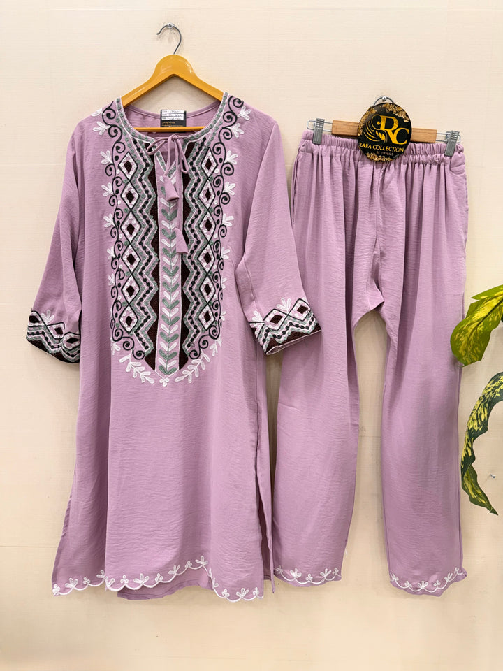Imported embroided co-ord sets