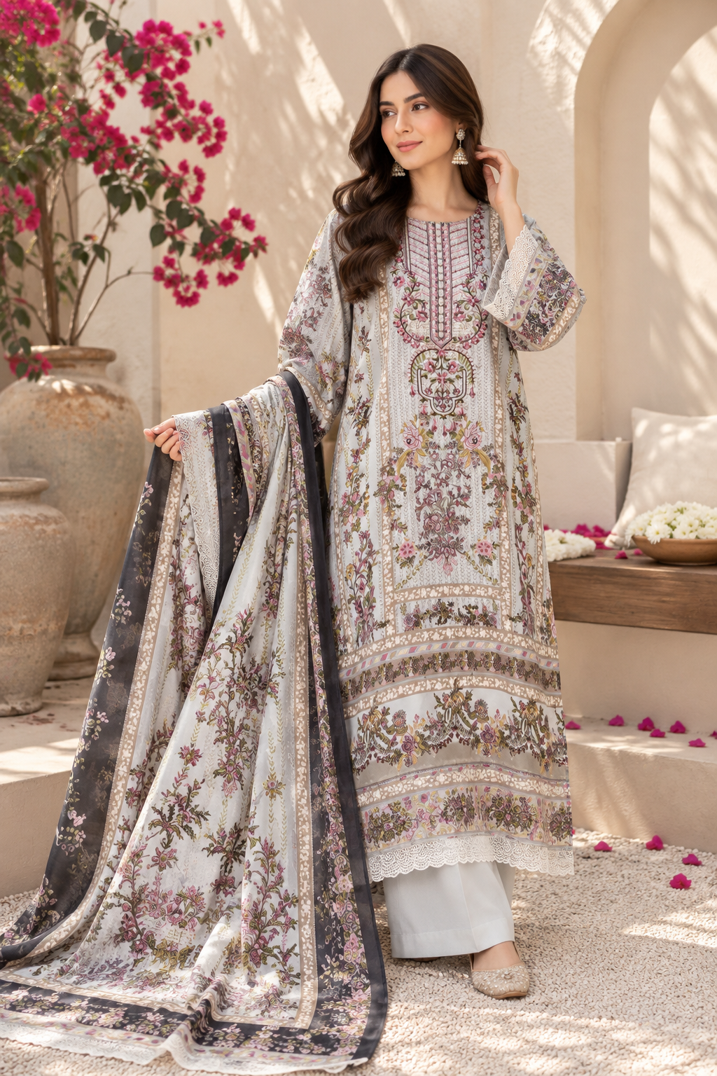 Cotton ready to wear suits