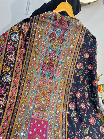 MIRROR WORK UNSTICH SUIT 1910