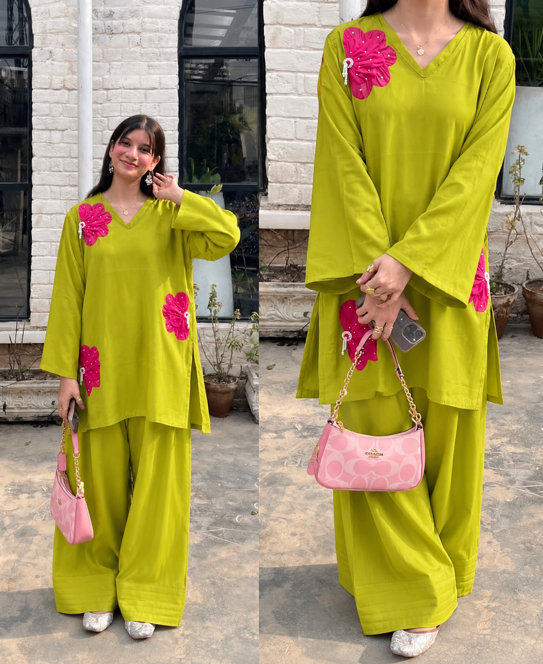 Appliqué Farshi Co-ords