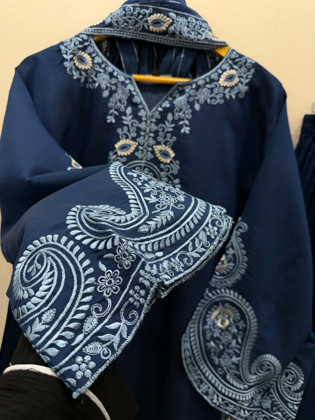 Embroided farshi suits