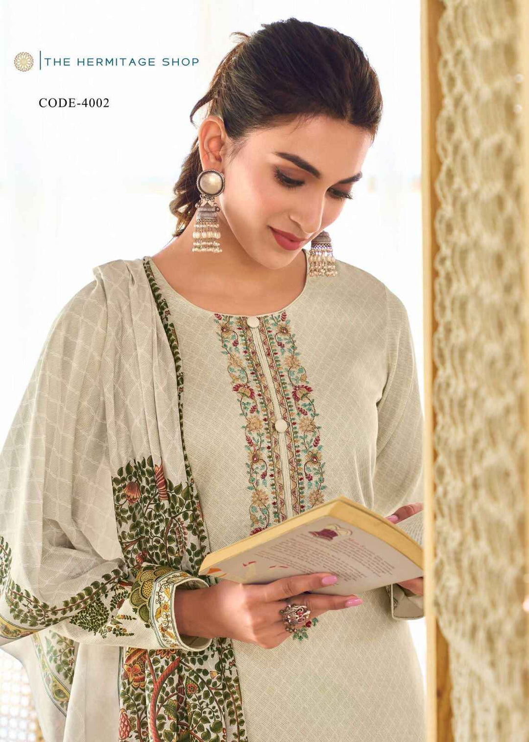 Cotton Unstitched Suit 1579