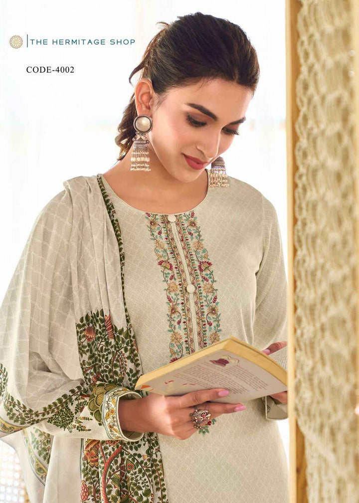 Cotton Unstitched Suit 1579