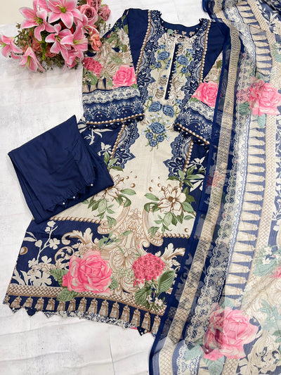 2539 Luxury Pearl Embellished Pakistani Suits