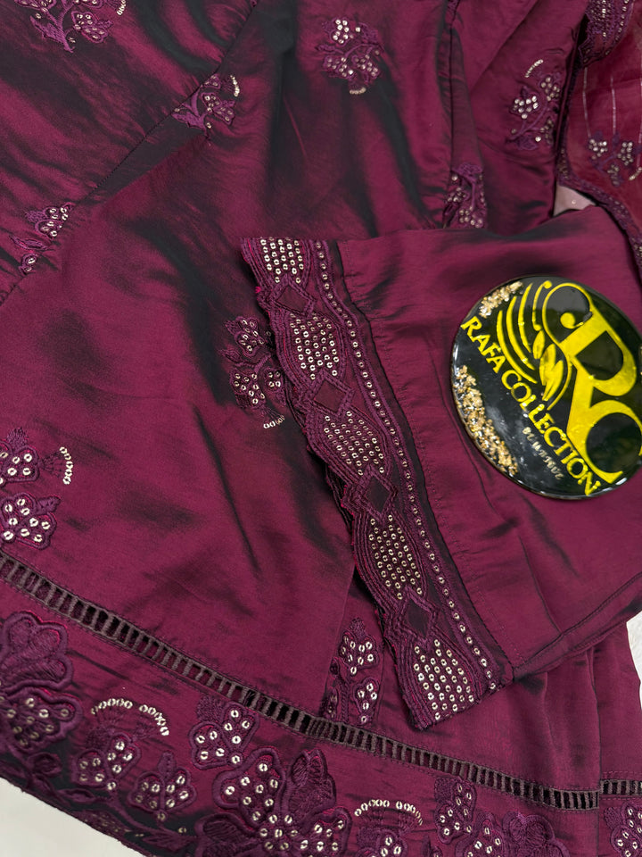 Premium cutwork long suit