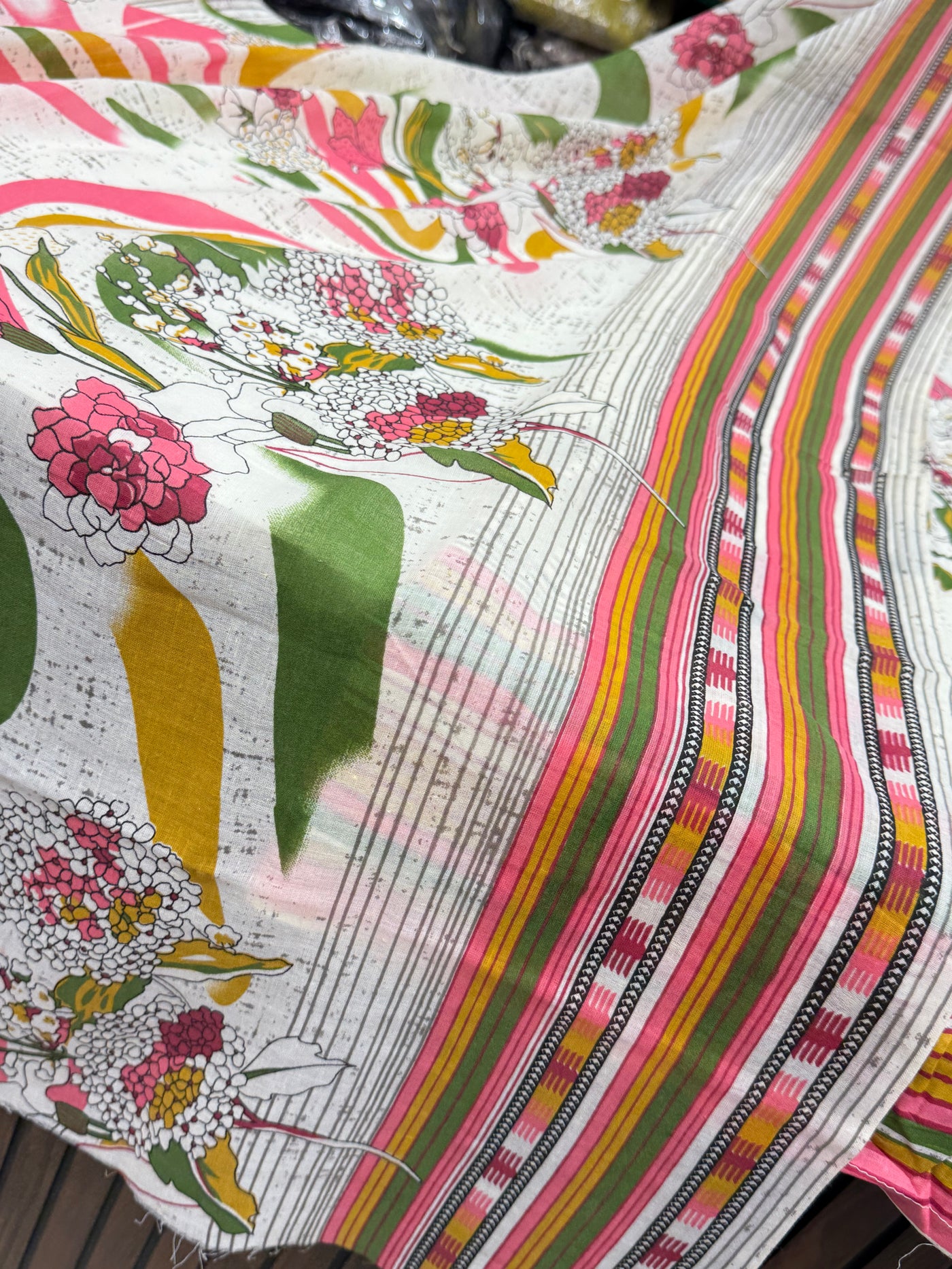 Cotton Unstich Suit 14019
