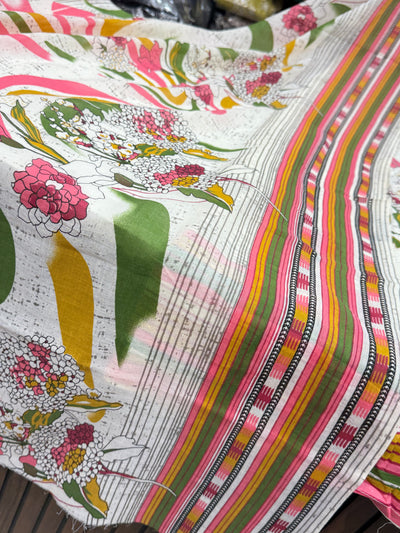 Cotton Unstich Suit 14019