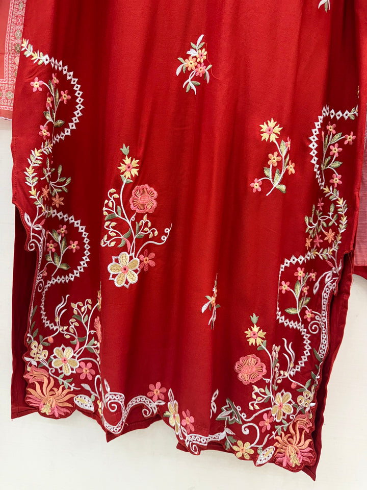 Embroidered Long Suits