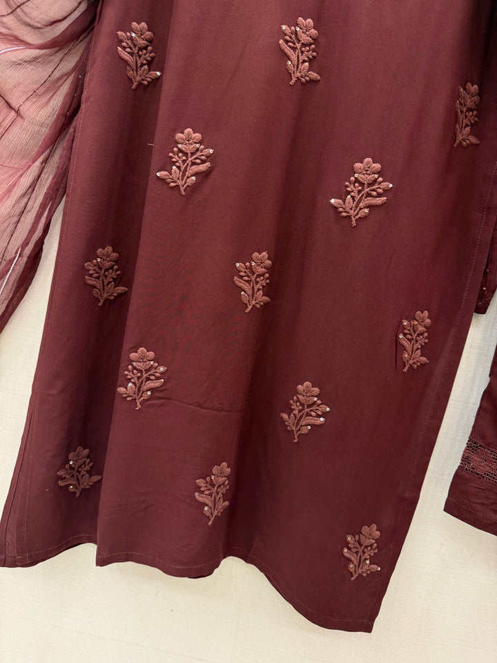 Lucknawi Embroidered Suits