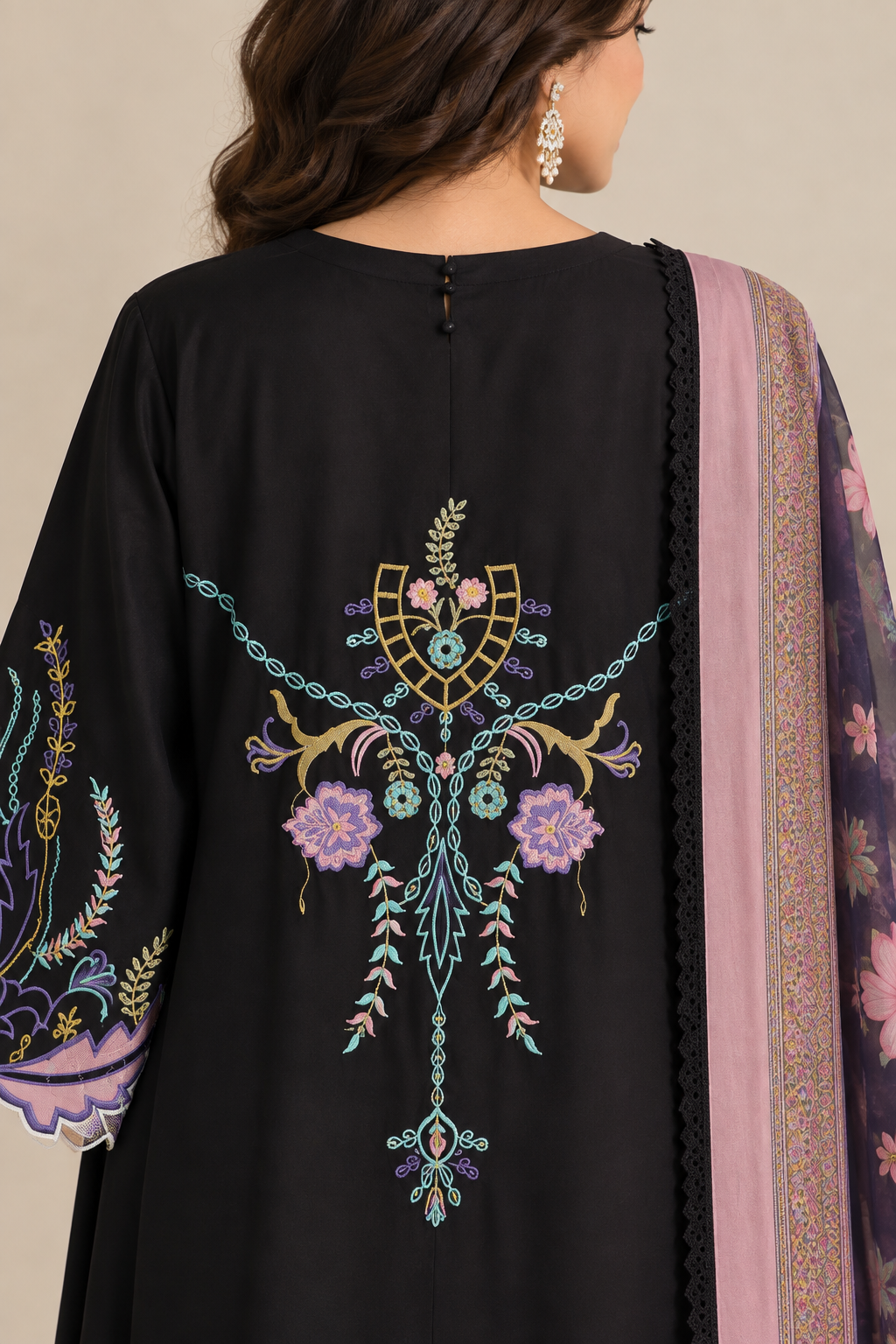 Pakistani Long cutwork Suits