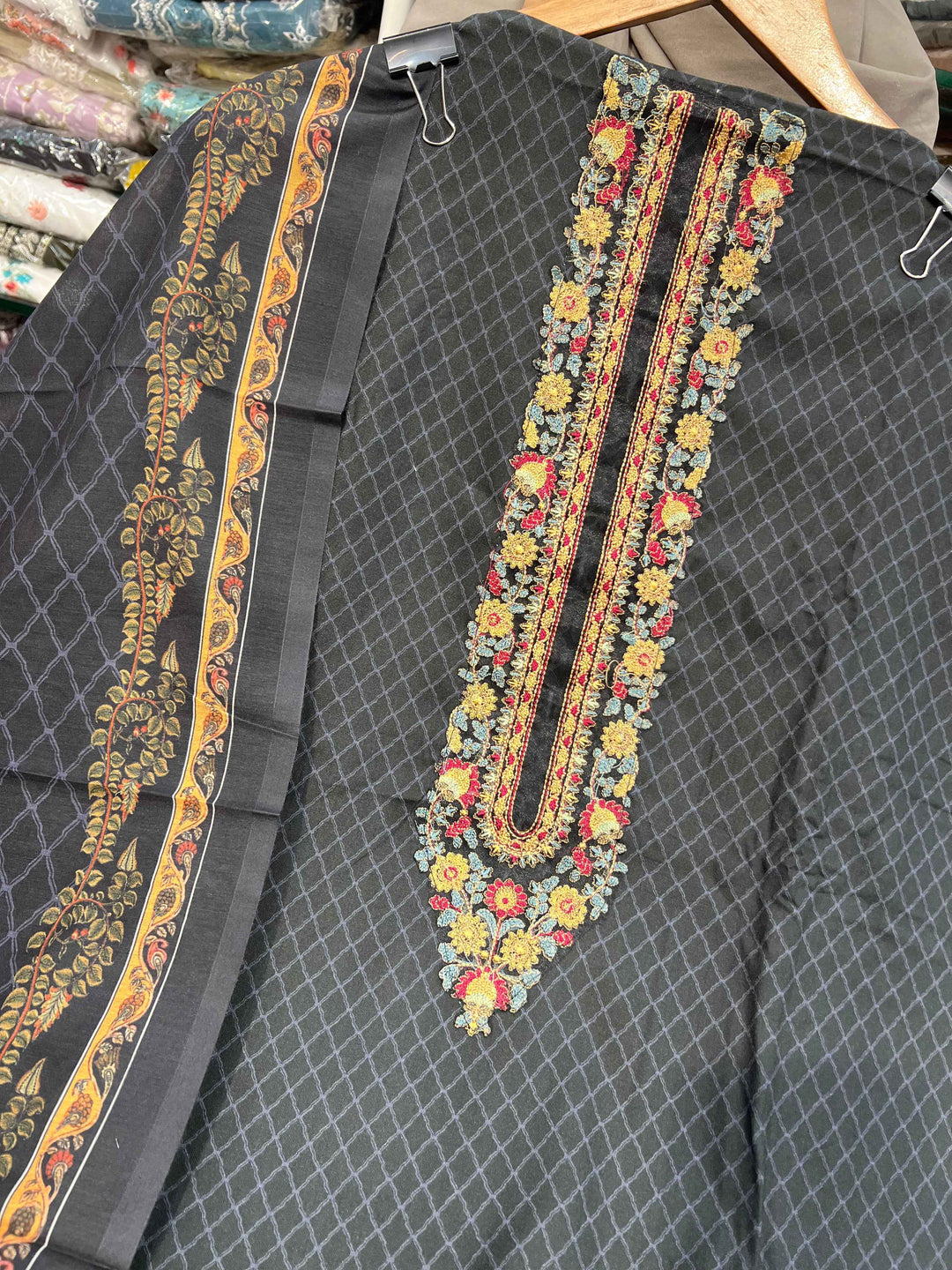 Cotton Unstitched Suit 1579