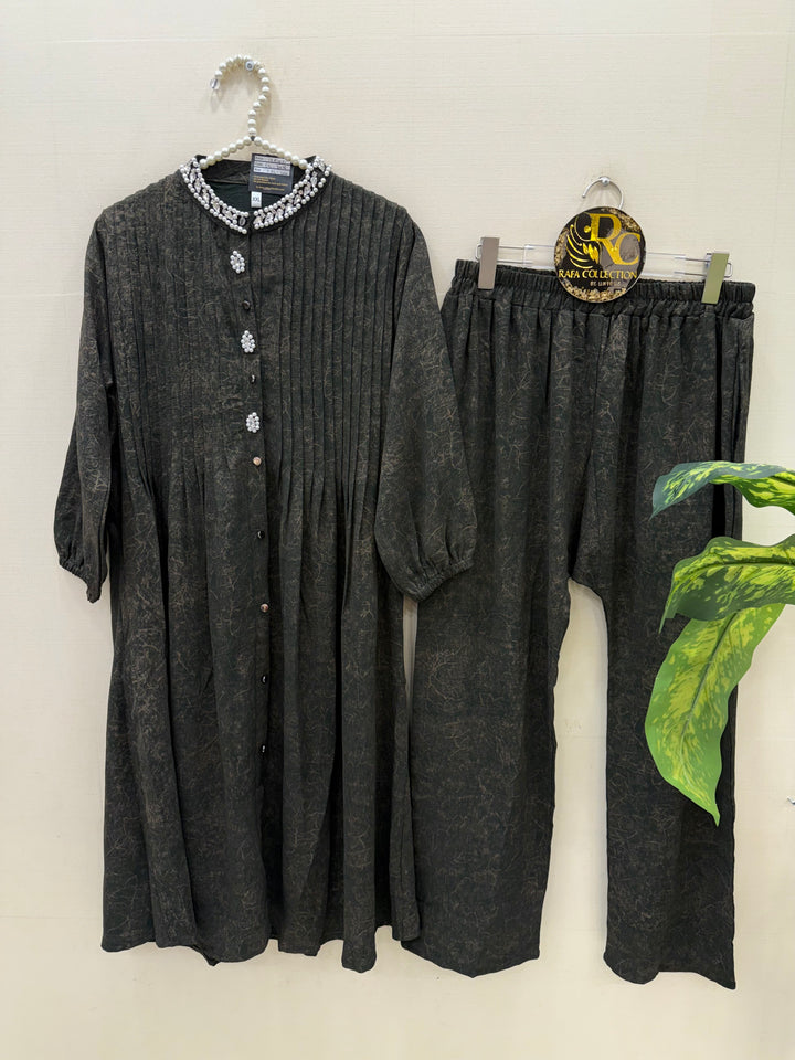 Imported crinkle Co-ord sets 3016