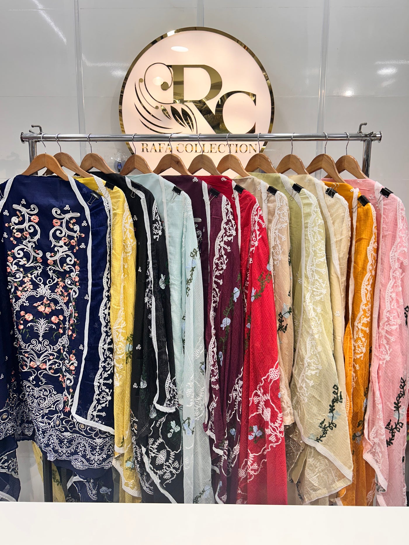 Pakistani embroided suits 1292