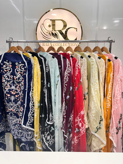 Pakistani embroided suits 1292