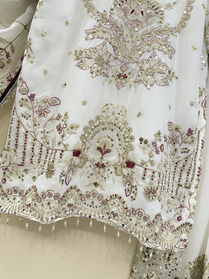 Pakistani pearl work suits