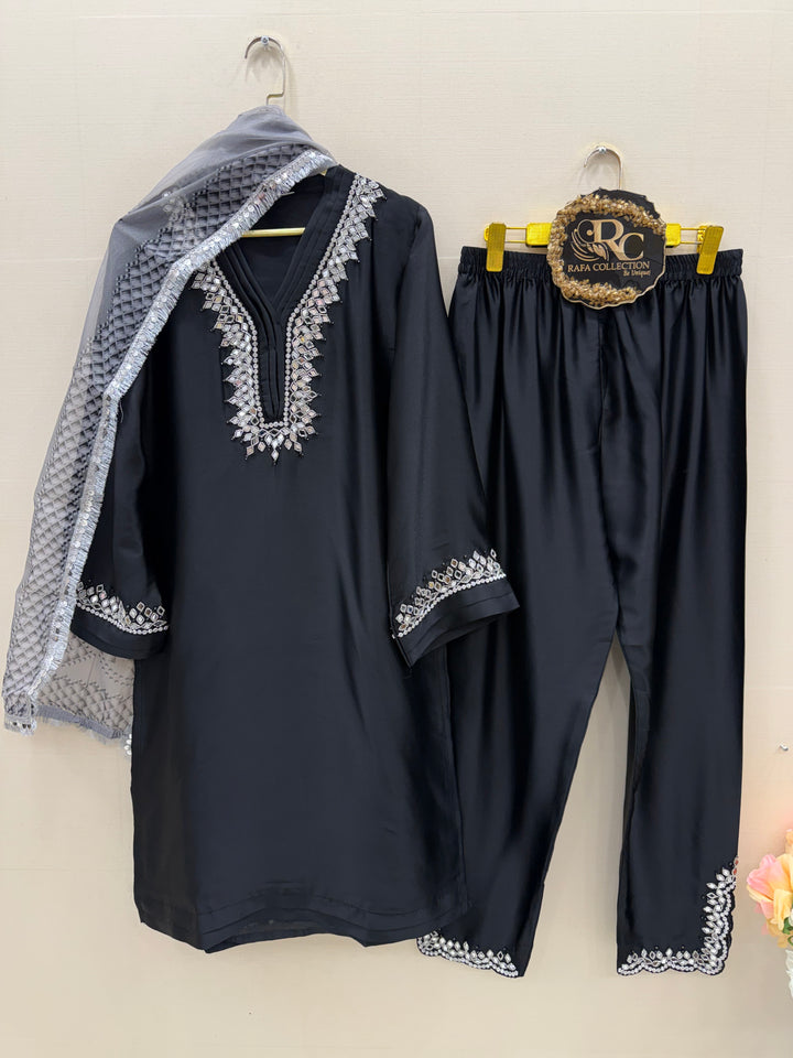 Mirror Handwork Suit