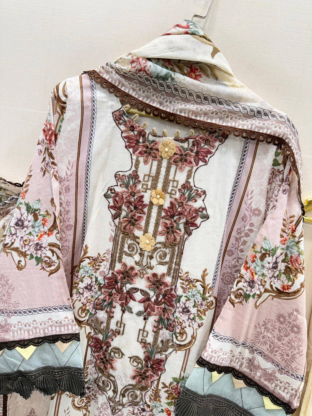 Pakistani cotton patchwork suits