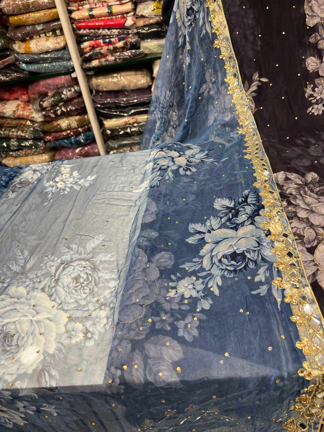 Organza Handwork Suit 2247