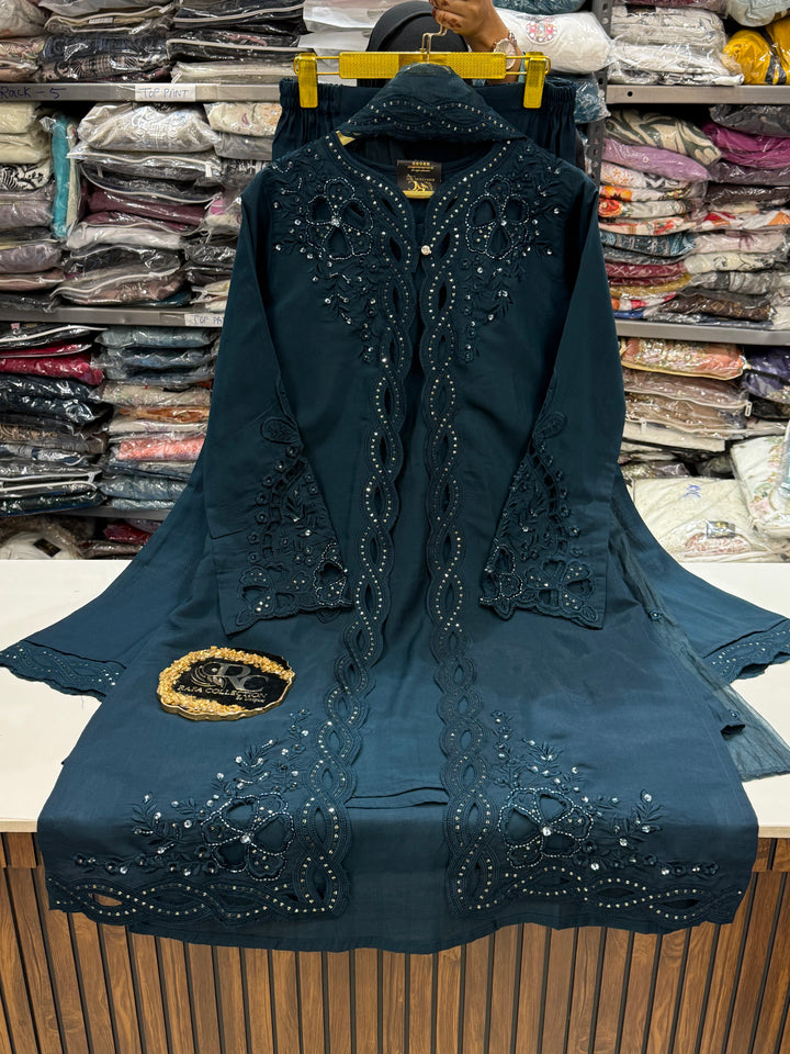 Premium cutwork suit