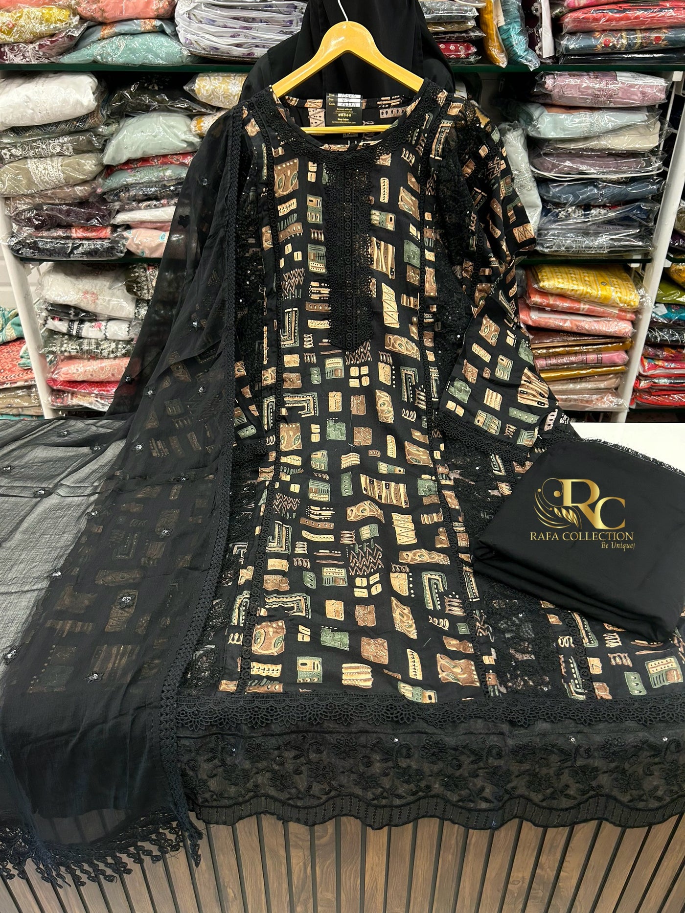 Cotton Unstitch Suit 672811