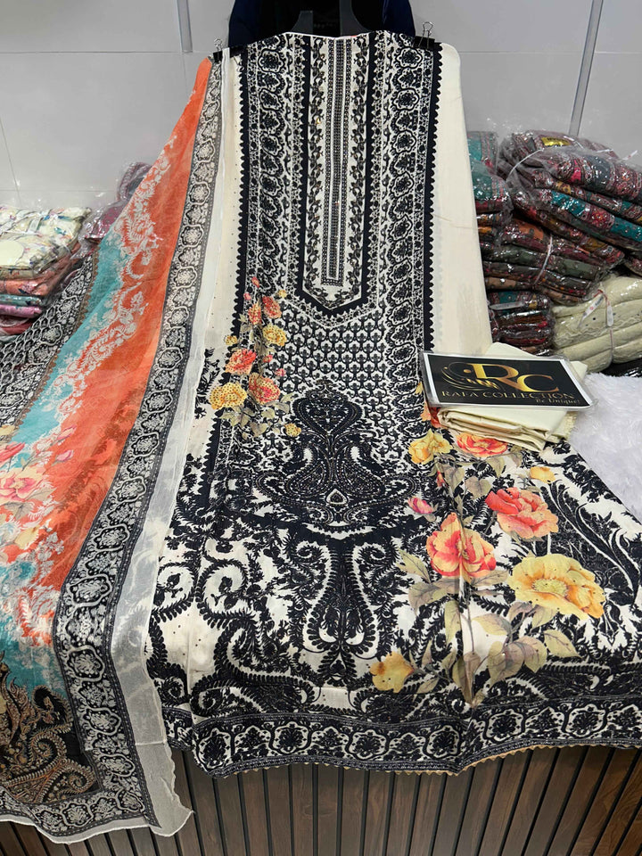 Pure Muslin Suit 1302