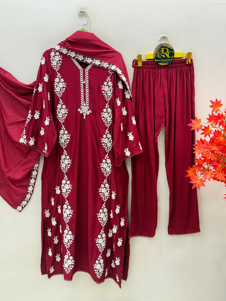 Lucknawi Long kaftan Suits