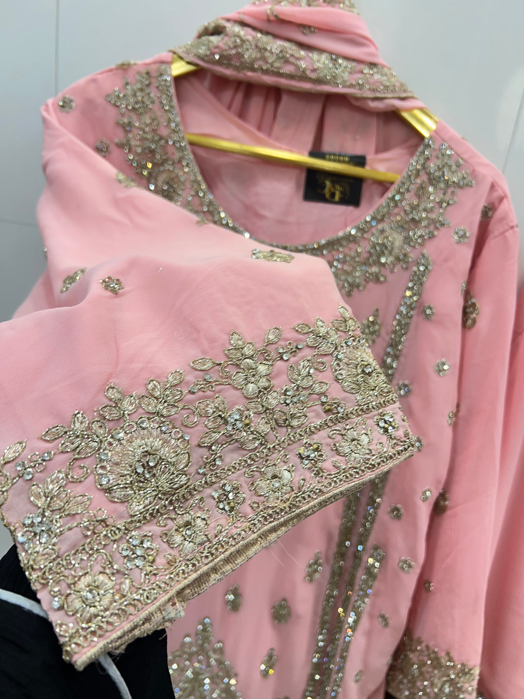 Pakistani tri color Garara suit 2749