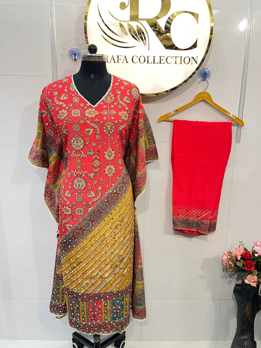 Saachi Mirror Work Kaftan Suit 1847