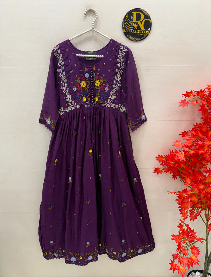 cotton embroidered gowns